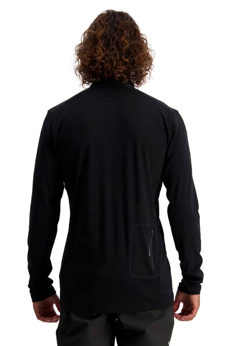 Mons Royale Redwood Wind Jersey Black -1